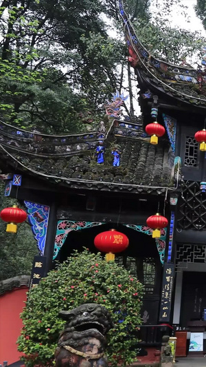 成都青城山景区世界文化遗产74秒视频