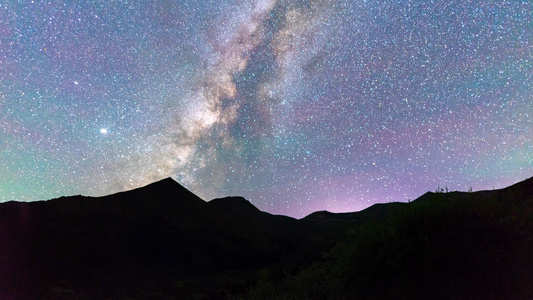 8K西藏高原星空延时视频