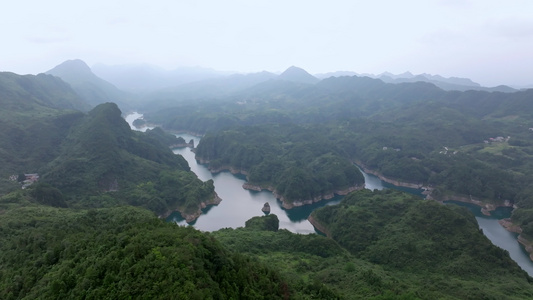 水库航拍视频