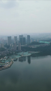 航拍湖北宜昌地标风光旅游景区视频