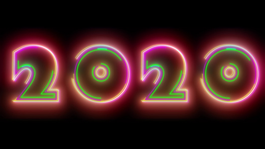 抽象背景2020亮光动画视频