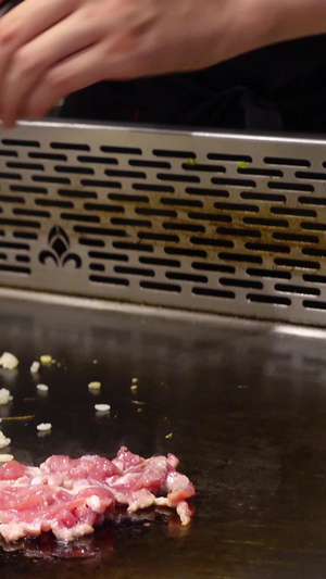 城市餐厅美食铁板烧炒饭素材蛋炒饭46秒视频