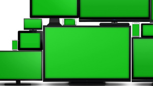 许多不同种类的绿色屏幕12秒视频