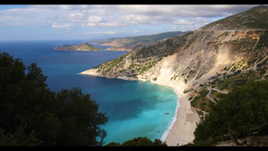 希腊著名的米尔托斯海滩11秒视频