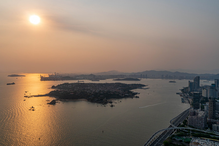 鼓浪屿夕阳延时视频