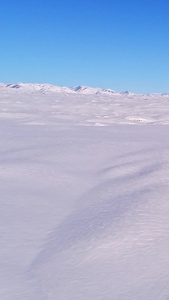 雪天公路阿尔泰地区视频