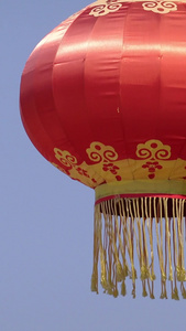 中国传统文化元素红色的灯笼视频合集文化符号视频