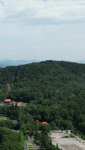 航拍湖南常德旅游景区视频