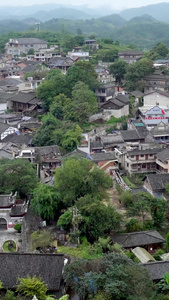 贵州青岩古镇全貌古建筑视频