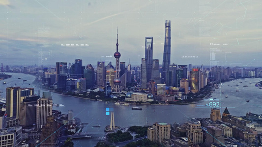 未来科技5G时代城市年会开场上海1视频