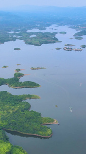 风景重庆长寿湖景区环境保护湖泊湖面视频