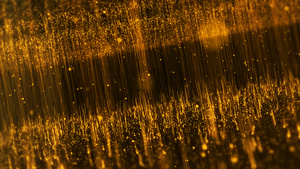 金色粒子光线震撼背景15秒视频