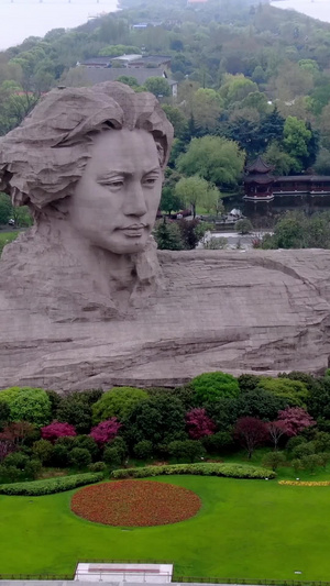 【旅游宣传片】航拍湖南橘子洲合集旅游景点101秒视频