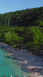 泰国沙滩海景航拍视频