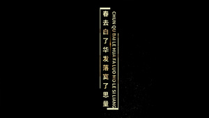 字幕条设计会声会影模板35秒视频