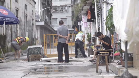 香港深圳边境长岭村视频