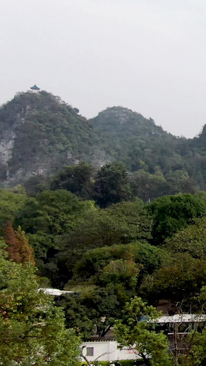 航拍广西桂林七星景区4A景区57秒视频