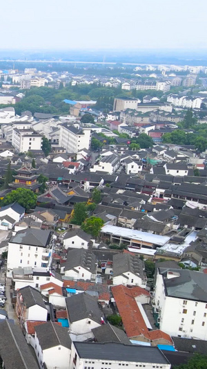 上海4A风景区朱家角高空航拍合集朱家角古镇164秒视频
