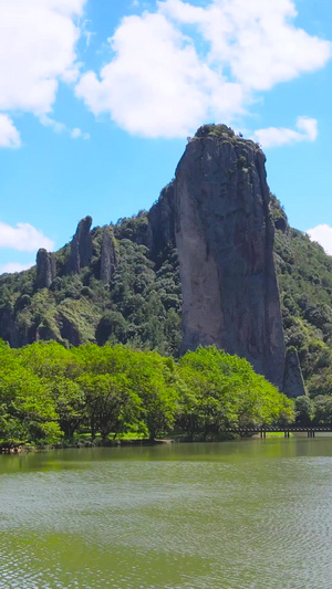 缙云5A风景区仙都景区鼎湖峰航拍合集100秒视频