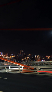 延时重庆大桥夜景车流重庆夜景视频