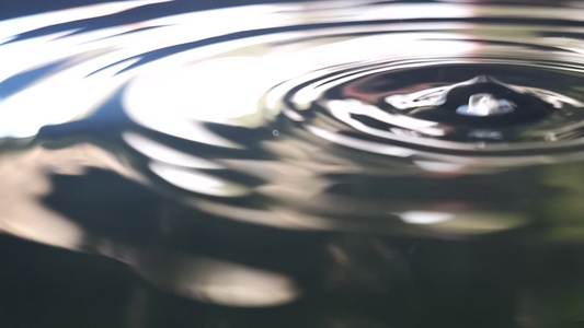 水滴水珠水花4K升格漫动作实拍视频视频