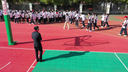 高考中考誓司大会学校运动会活动视频