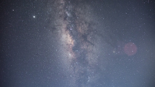 8k延时银河夜景星空流星素材视频