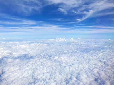 飞机上航拍云层云海视频