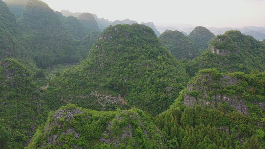 4K贵州万峰林4A景点航拍视频