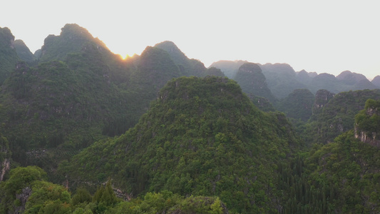 4K贵州万峰林4A景点航拍视频