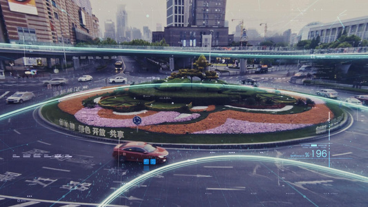 未来科技5G时代光线粒子城市年会开场上海2视频