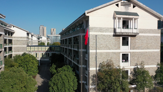 航拍衡阳船山中学运动会学校运动会视频