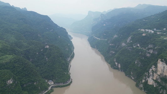 湖北宜昌三峡人家5A景区航拍视频