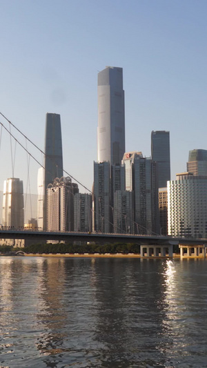 广州黄埔大桥延时一线城市7秒视频
