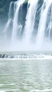 贵州5A景区黄果树瀑布自然风光视频