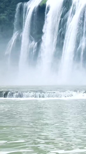 贵州5A景区黄果树瀑布自然风光85秒视频