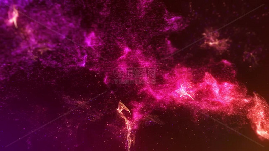 银河太空宇宙星辰粒子空间特效4KAE工程视频