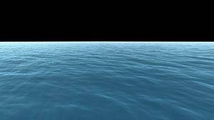 透明通道水面动态波浪素材30秒视频