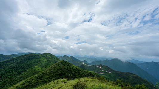 重庆贵阳山川云海延时视频