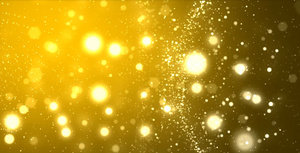 LED金色光点粒子背景视频10秒视频