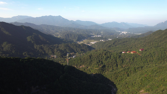 航拍5A安徽天堂寨风景区山脉山峦视频视频