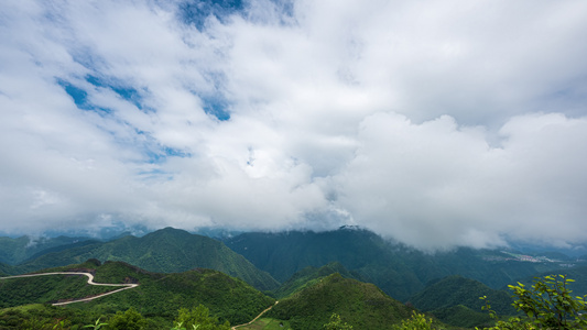 重庆贵阳山川云海延时视频