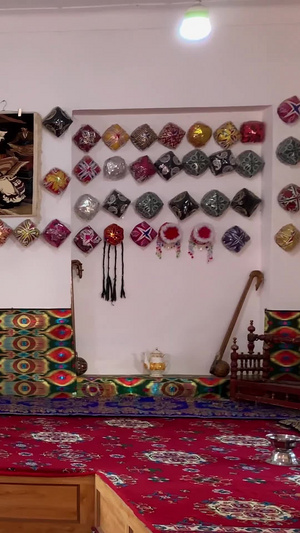 实拍喀什古城特色百年老茶馆视频合集旅游度假36秒视频