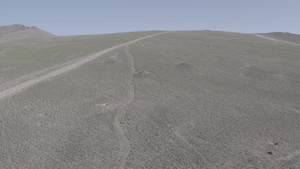 新疆公路航拍log灰雾模式原片25秒视频