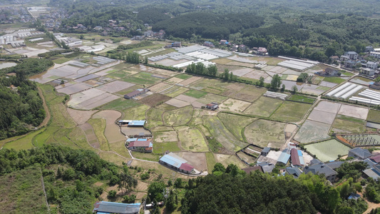 乡村农田农业种植基地航拍视频视频