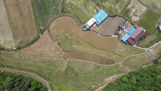 乡村农田农业种植基地航拍视频视频