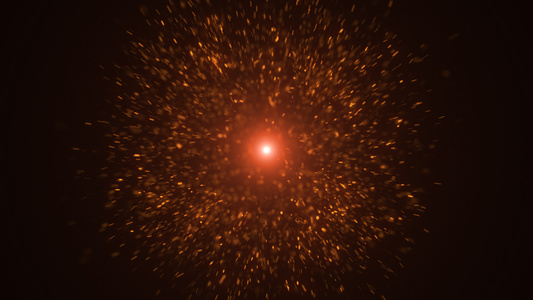 粒子爆炸扩散绚丽特效4KAE工程视频