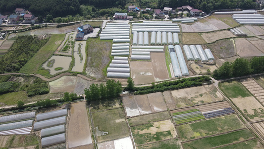 乡村农田农业种植基地航拍视频视频