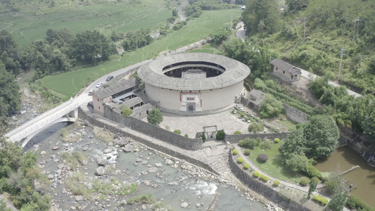 福建永定土楼视频