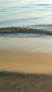 海滩上的浪花旅游度假视频